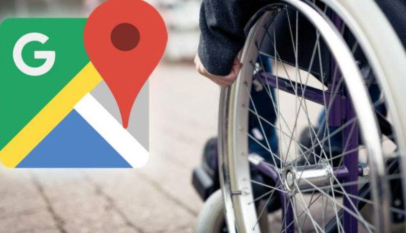 Imagen de Google Maps ofrece rutas accesibles para personas en silla de ruedas